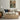 Across the Little Bridge Wall Art in a Natural Floating Frame above a cream sofa in a living room