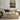 Along the Lake Shore Wall Art in a Black Floating Frame above a cream sofa in a living room