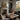 Birches at the Shore Wall Art in a Natural Floating Frame on a fireplace mantel