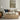 Blossom over the Towpath Wall Art in a Black Floating Frame above a cream sofa in a living room