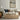 Chalet at the Meadow's Edge Wall Art in a Gold Ornate Frame above a cream sofa in a living room