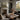 Clouds over the Ridge Wall Art in a White Floating Frame on a fireplace mantel