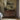 Footbridge in Snow Wall Art in a White Floating Frame above a walnut dresser in a bedroom