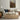 Heather Above the Loch Wall Art in a Black Floating Frame above a cream sofa in a living room