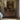Leaves on Still Water Wall Art in a Gold Ornate Frame above a walnut dresser in a bedroom