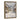 Snow on the Village Lane Wall Art in a Gold Ornate Frame