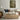 Spring Rain on the Glass Wall Art in a Black Floating Frame above a cream sofa in a living room
