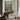 Steps to the Tide Wall Art in a Black Floating Frame above a walnut console in a sitting room