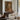 The Beech Avenue Wall Art in a Black Floating Frame above a walnut console in a sitting room