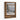 The Chalet Window Wall Art in a Natural Floating Frame