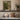 The Fernery Wall Art in a Gold Ornate Frame on a kitchen shelf