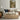 The Flowering Steps Wall Art in a Black Floating Frame above a cream sofa in a living room