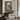 The Harbour Window Wall Art in a Gold Ornate Frame above a walnut console in a sitting room