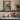 The Harbour Window Wall Art in a White Floating Frame on a kitchen shelf