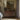 The Highland Burn Wall Art in a Gold Ornate Frame above a walnut dresser in a bedroom