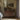 The Lodge Across the Loch Wall Art in a White Floating Frame above a walnut dresser in a bedroom