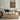 The Mountain Lake Wall Art in a Natural Floating Frame above a cream sofa in a living room