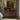 The Old Mill Wall Art in a Natural Floating Frame above a walnut dresser in a bedroom