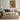 The Shuttered Balcony Wall Art in a Gold Ornate Frame above a cream sofa in a living room