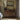 The Winter Peak Wall Art in a Gold Ornate Frame above a walnut dresser in a bedroom