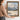 The Winter Peak Wall Art in a Gold Ornate Frame, held to show its size