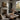 Through the Mill Window Wall Art in a White Floating Frame on a fireplace mantel